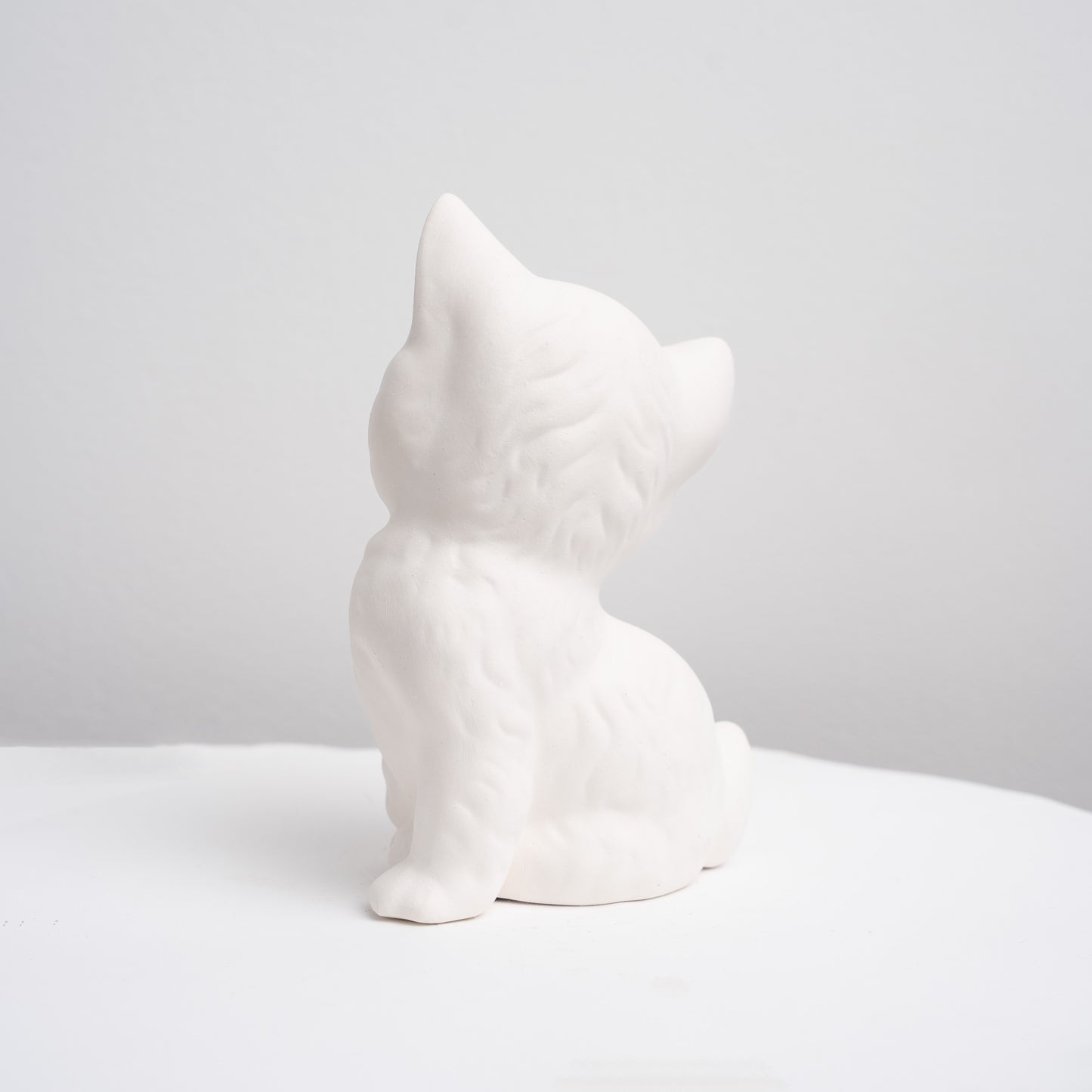Sitting Kitten Figurine