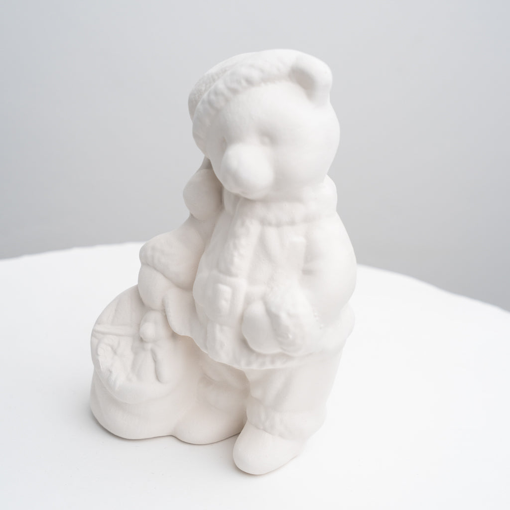 Santa Bear Figurine