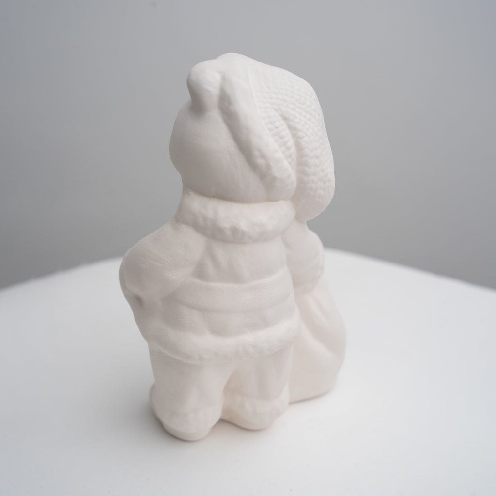 Santa Bear Figurine