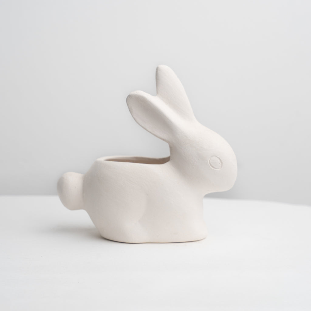 Crouching Bunny Planter