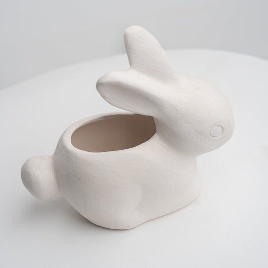 Crouching Bunny Planter